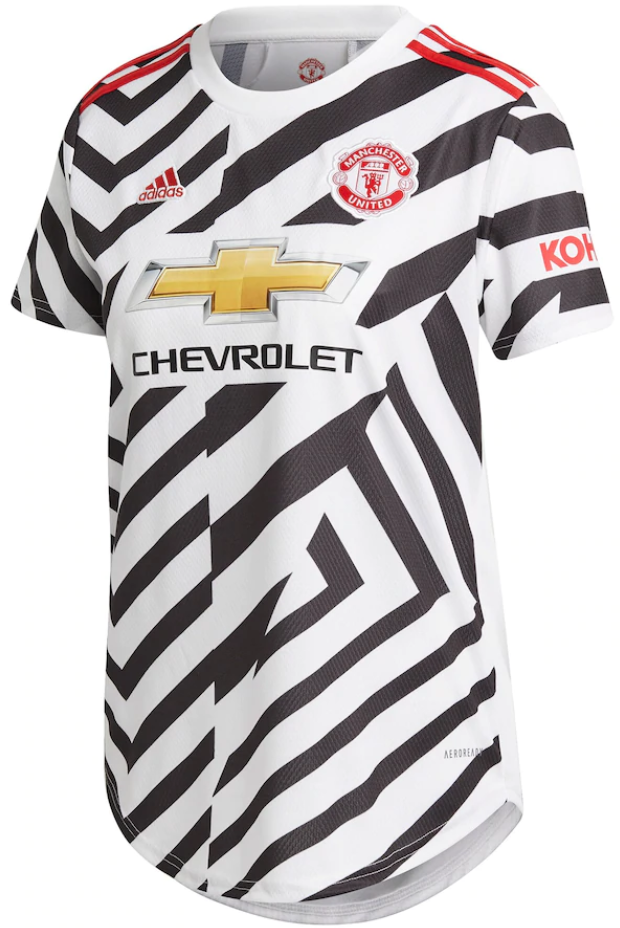 Camisa feminina oficial Adidas Manchester United 2020 2021 III